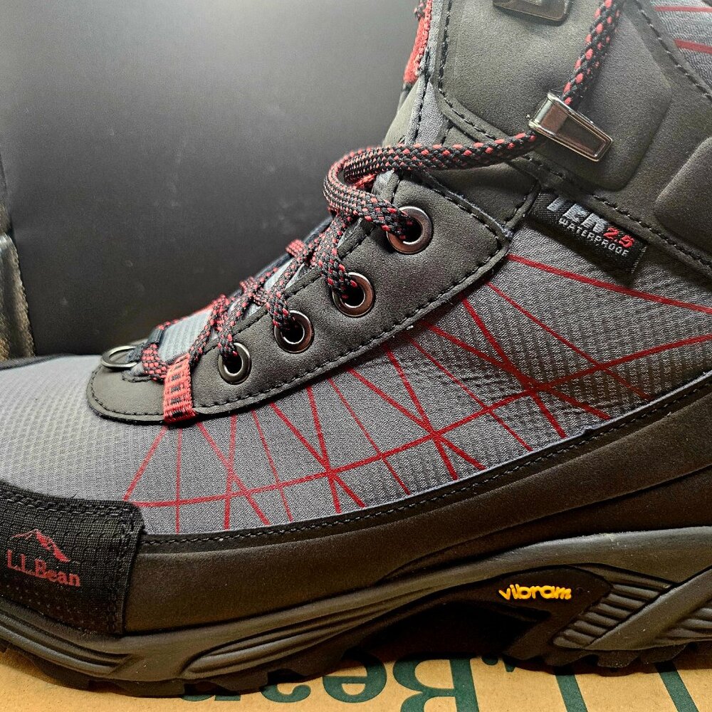 LL BEAN Snow Challenger Hiking Boots, Men's Size 9.5, Dark Gray, Brand New In Bx - Picture 7 of 14